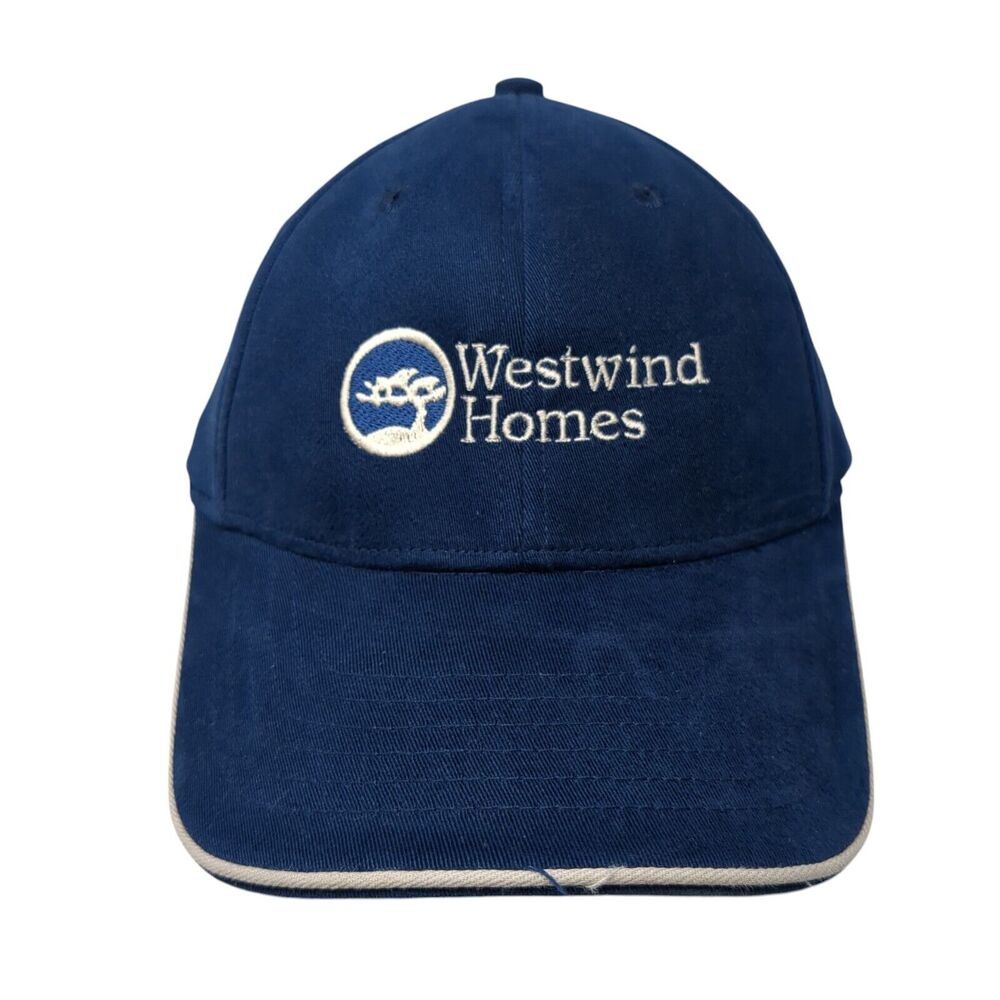 Westwind Homes Fitted Hat Blue L/XL Solid Embroidered Nu-Fit KC Caps